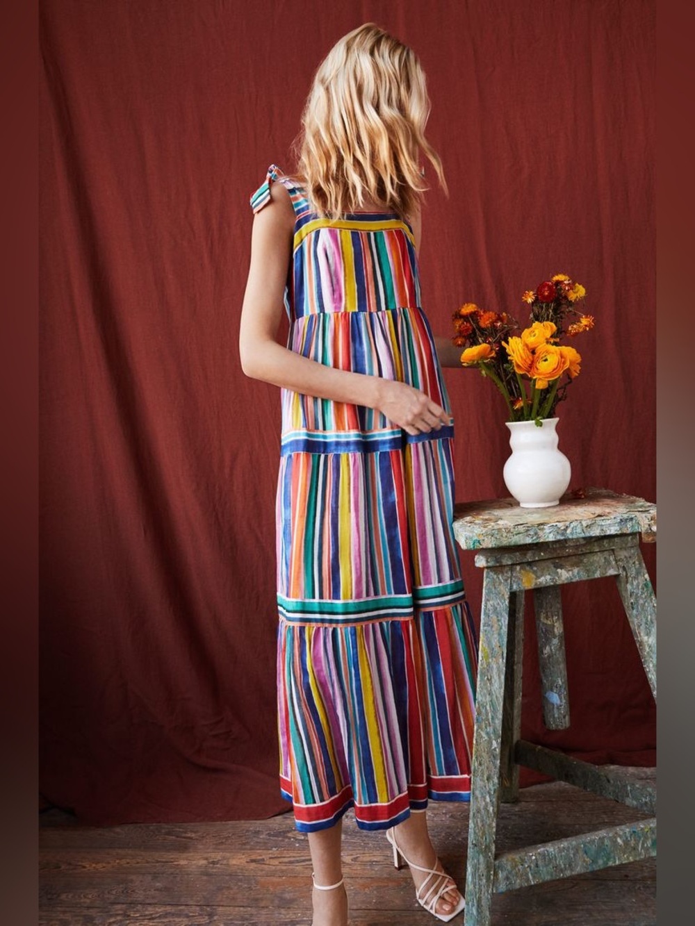 22 Dalin Rainbow Striped Maxi